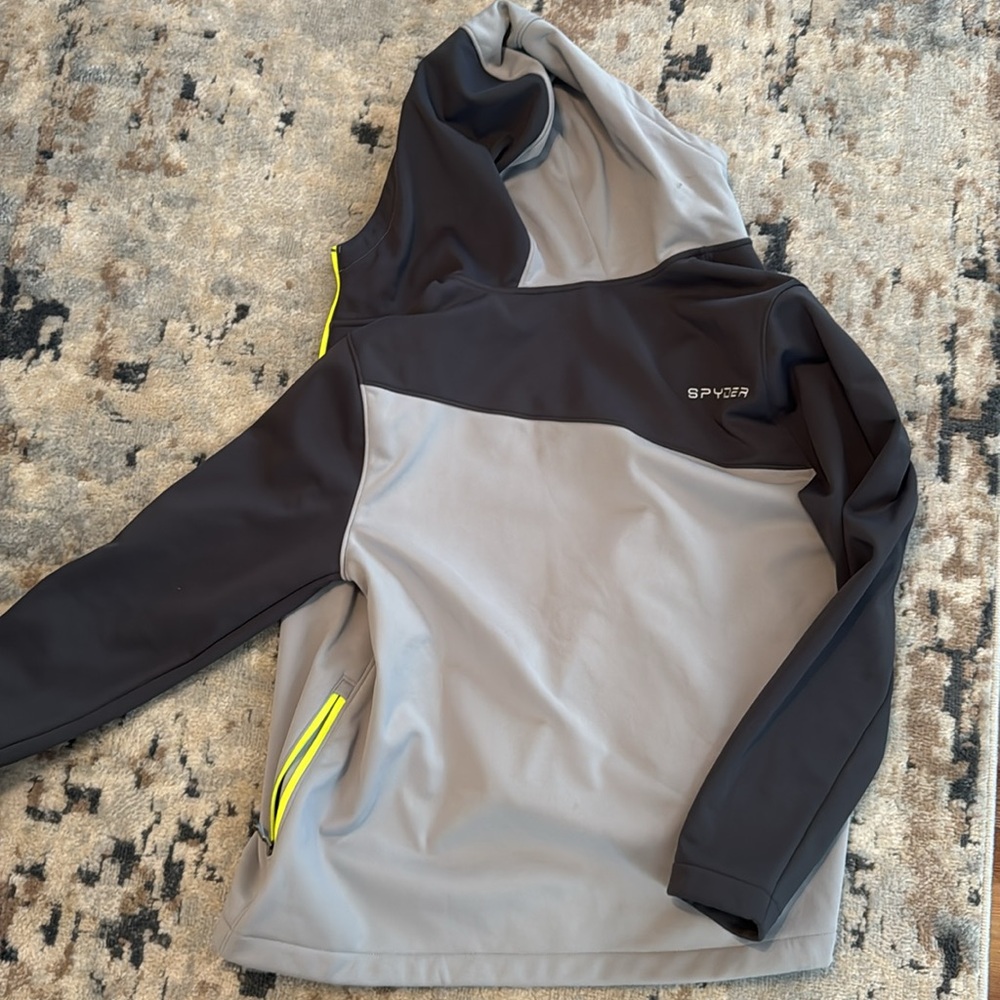 Men’s Spyder zip up with hoodie - Picture 5 of 5